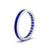 Load image into Gallery viewer, 2-carat-princess-cut-channel-set-sapphire-wedding-band-in-white-gold-FDEWB160PRBGSABLANGLE2-2.00CT-NL-WG.jpg?v=1766128416