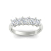 Load image into Gallery viewer, 2-carat-princess-cut-five-stone-diamond-anniversary-ring-in-white-gold-fdwb8008prangle5-2.00ct-nl-wg.jpg