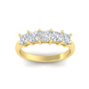 Load image into Gallery viewer, 2-carat-princess-cut-five-stone-diamond-anniversary-ring-in-yellow-gold-fdwb8008prangle5-2.00ct-nl-yg.jpg