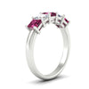 Load image into Gallery viewer, 2-carat-princess-cut-five-stone-pink-sapphire-anniversary-ring-in-white-gold-fdwb8008prgsadrpiangle2-2.00ct-nl-wg.jpg