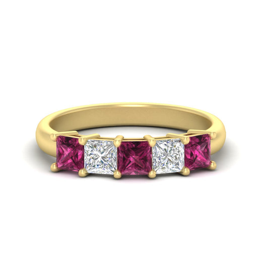 2-carat-princess-cut-five-stone-pink-sapphire-anniversary-ring-in-yellow-gold-fdwb8008prgsadrpisleep-2.00ct-nl-yg.jpg