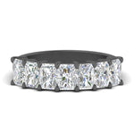 Load image into Gallery viewer, 2-carat-radiant-cut-wedding-anniversary-band-in-black-gold-FD8008RAB-2.00CT-NL-BG
