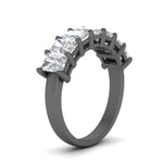 Load image into Gallery viewer, 2-carat-radiant-cut-wedding-anniversary-band-in-black-gold-FD8008RABANGLE2-2.00CT-NL-BG
