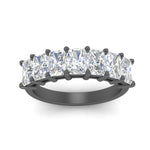 Load image into Gallery viewer, 2-carat-radiant-cut-wedding-anniversary-band-in-black-gold-FD8008RABANGLE5-2.00CT-NL-BG
