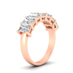 Load image into Gallery viewer, 2-carat-radiant-cut-wedding-anniversary-band-in-rose-gold-FD8008RABANGLE2-2.00CT-NL-RG
