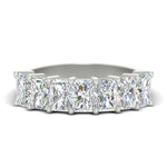 Load image into Gallery viewer, 2-carat-radiant-cut-wedding-anniversary-band-in-white-gold-FD8008RAB-2.00CT-NL-WG
