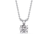 Load image into Gallery viewer, Round 4 Prong Solitaire Pendant
