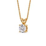 Load image into Gallery viewer, Round 4 Prong Solitaire Pendant
