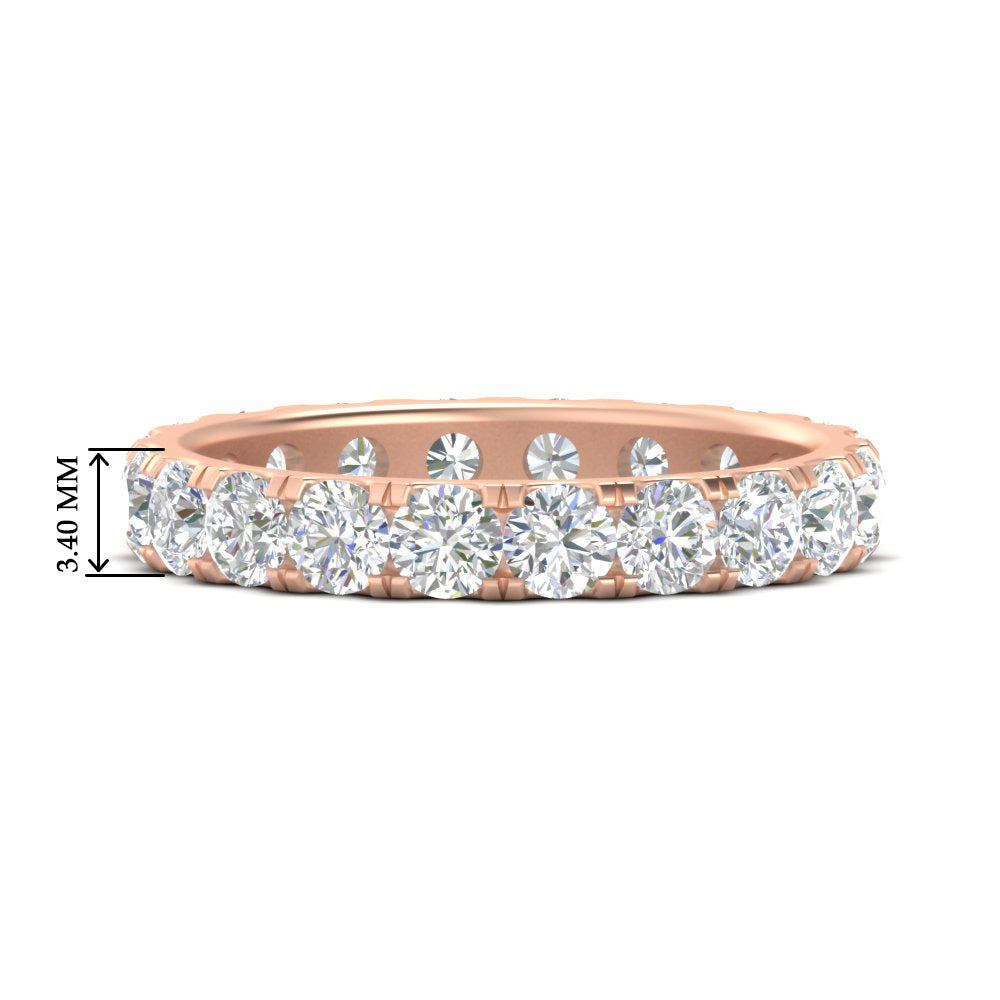 2 Carat Round Diamond Eternity Women Band
