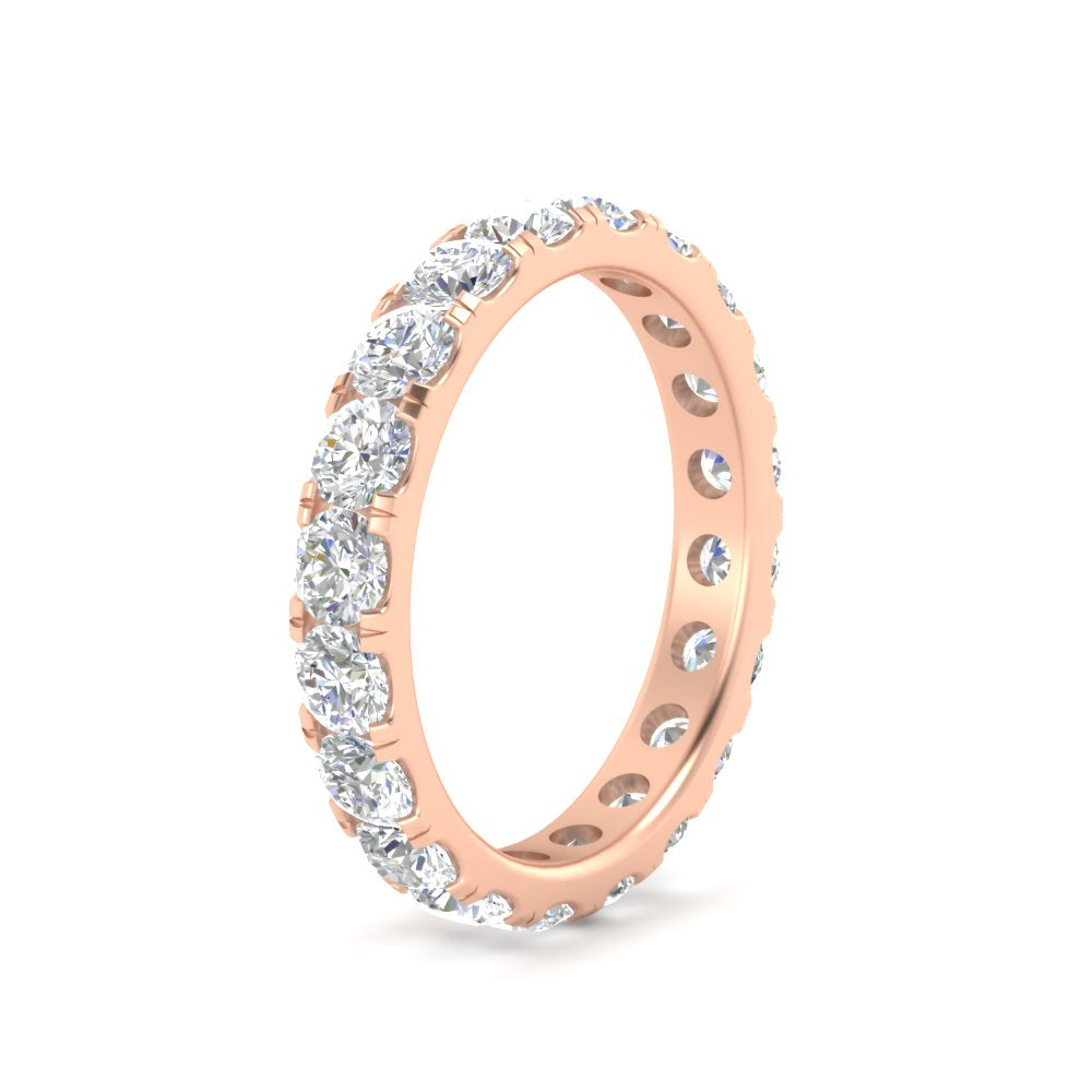 2 Carat Round Diamond Eternity Women Band