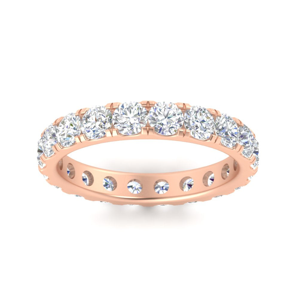 2 Carat Round Diamond Eternity Women Band
