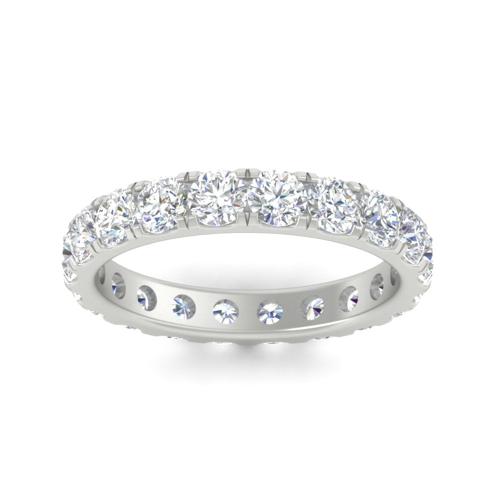 2 Carat Round Diamond Eternity Women Band