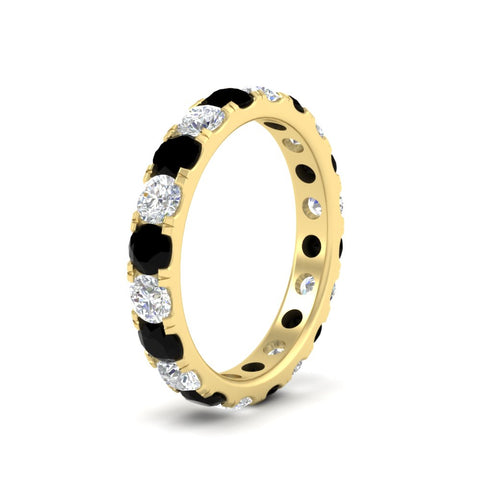 2-carat-round-diamond-eternity-women-black-diamond-band-in-yellow-gold-FDEWB8371GBLACKANGLE2-2.00CT-NL-YG