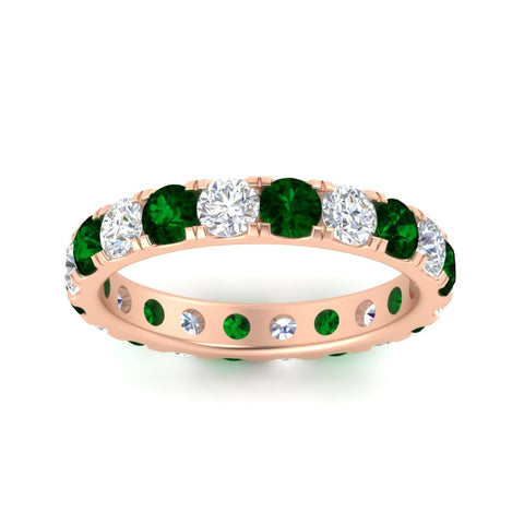 2-carat-round-diamond-eternity-women-emerald-band-in-rose-gold-FDEWB8371GEMGRANGLE5-2.00CT-NL-RG