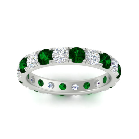 2-carat-round-diamond-eternity-women-emerald-band-in-white-gold-FDEWB8371GEMGRANGLE5-2.00CT-NL-WG