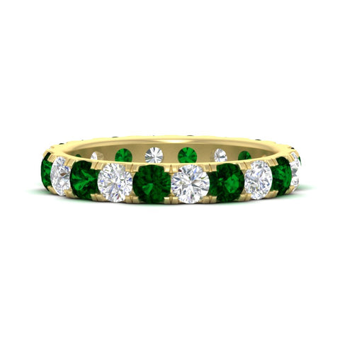 2-carat-round-diamond-eternity-women-emerald-band-in-yellow-gold-FDEWB8371GEMGR-2.00CT-NL-YG