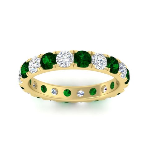 2-carat-round-diamond-eternity-women-emerald-band-in-yellow-gold-FDEWB8371GEMGRANGLE5-2.00CT-NL-YG