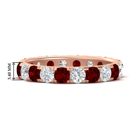 2-carat-round-diamond-eternity-women-ruby-band-in-rose-gold-FDEWB8371GRUDR-2.00CT-NL-RG-HW