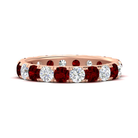 2-carat-round-diamond-eternity-women-ruby-band-in-rose-gold-FDEWB8371GRUDR-2.00CT-NL-RG