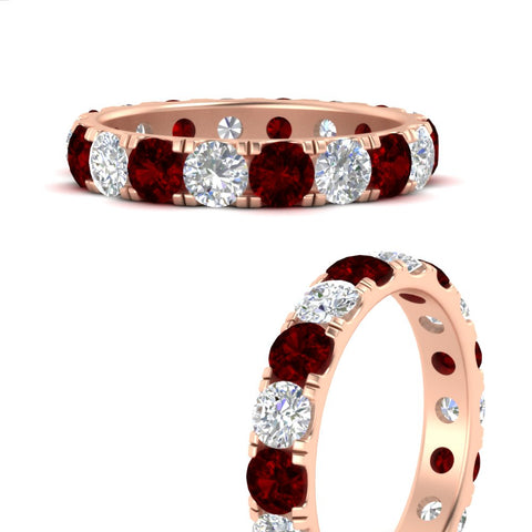 2-carat-round-diamond-eternity-women-ruby-band-in-rose-gold-FDEWB8371GRUDRANGLE3-2.00CT-NL-RG