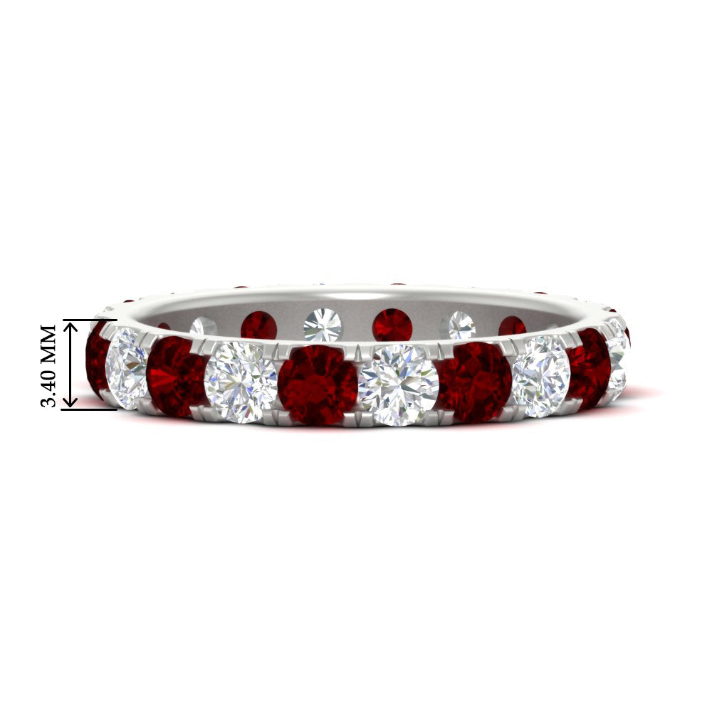 2 Carat Round Diamond Eternity Women Band