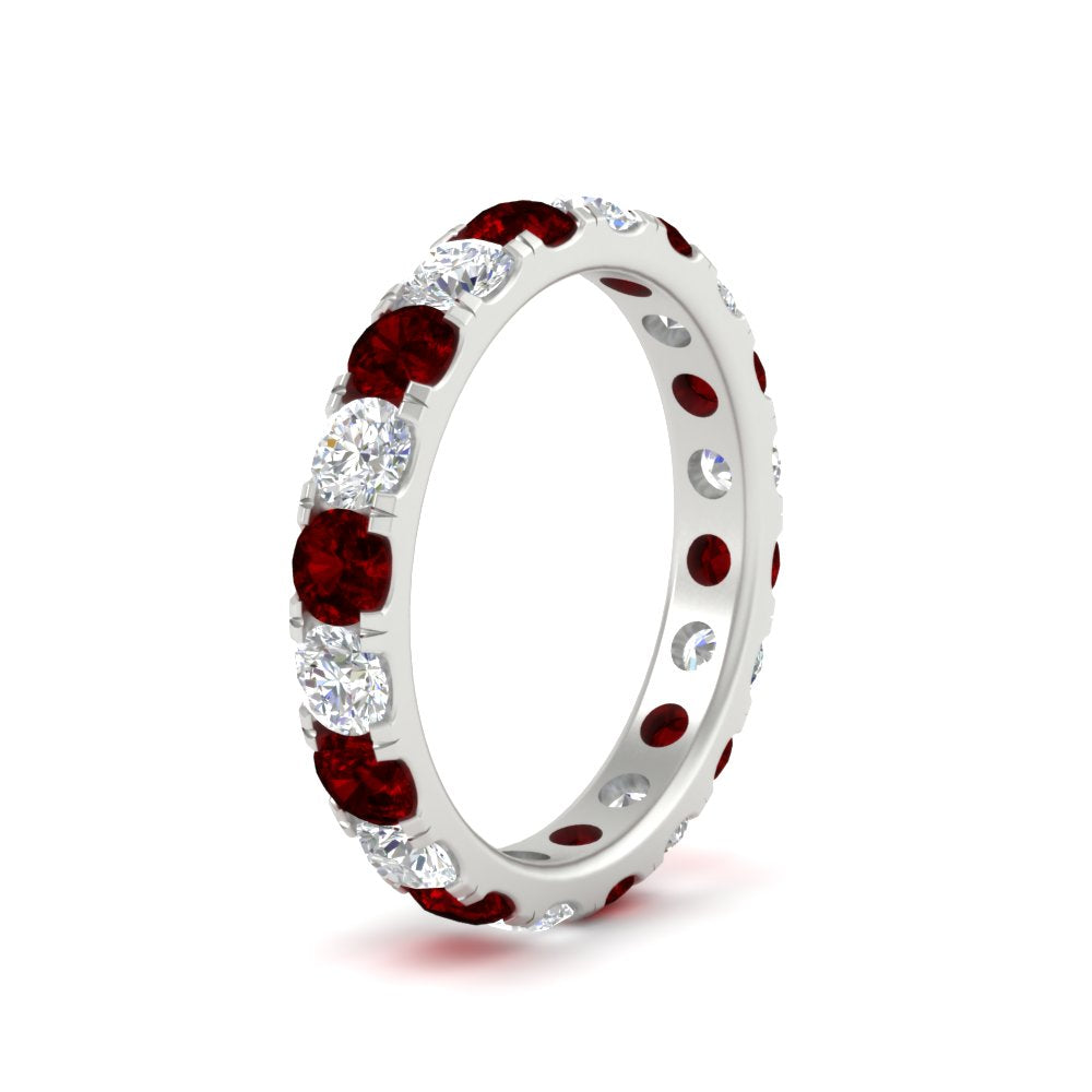 2 Carat Round Diamond Eternity Women Band