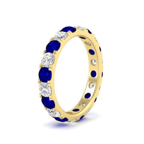 2-carat-round-diamond-eternity-women-sapphire-band-in-yellow-gold-FDEWB8371GSABLANGLE2-2.00CT-NL-YG