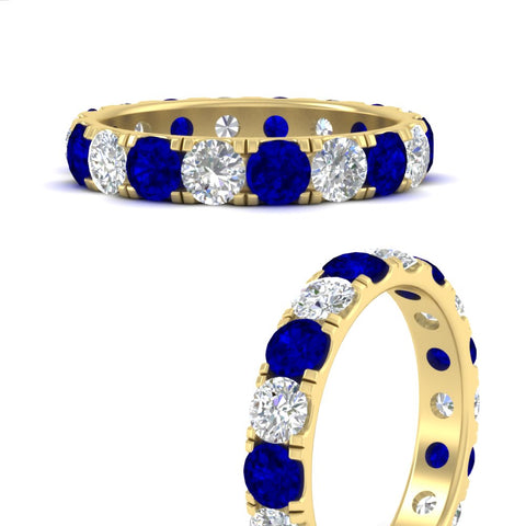 2-carat-round-diamond-eternity-women-sapphire-band-in-yellow-gold-FDEWB8371GSABLANGLE3-2.00CT-NL-YG