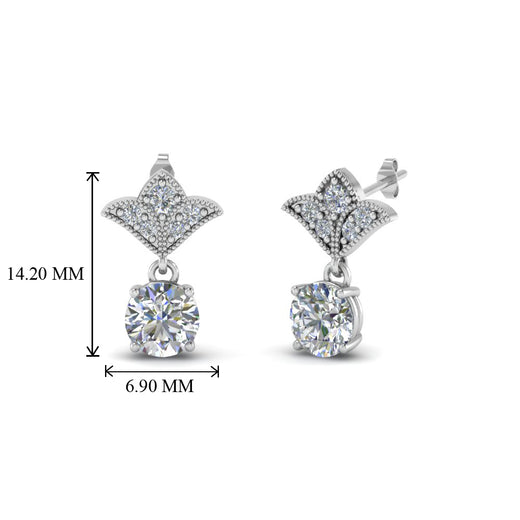 2-carat-round-drop-antique-design-earring-in-14K-white-gold-FDEAR8425-1.0CT-NL-WG