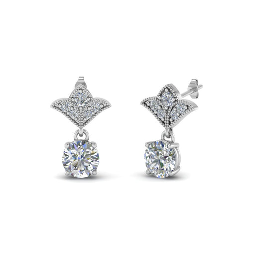 2-carat-round-drop-antique-design-earring-in-14K-white-gold-FDEAR8425-1.0CT-NL-WG