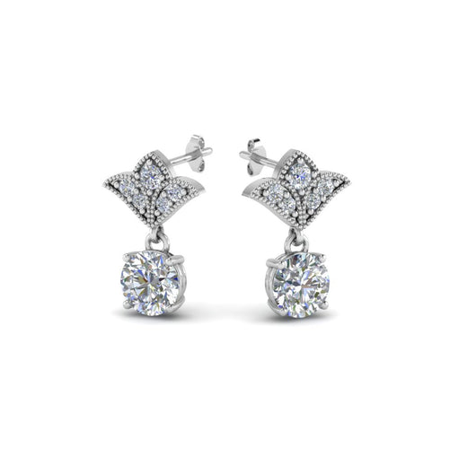 2-carat-round-drop-antique-design-earring-in-14K-white-gold-FDEAR8425-1.0CT-NL-WG