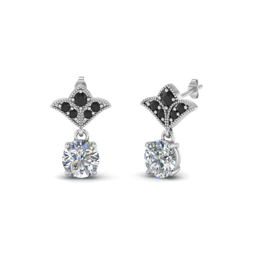 2-carat-round-drop-antique-design-earring-with-black-diamond-in-14K-white-gold-FDEAR8425-1.0CTGBLACK-NL-WG