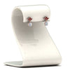 Load image into Gallery viewer, 2-carat-round-drop-antique-design-earring-with-ruby-in-14K-rose-gold-FDEAR8425-1.0CTGRUDR-NL-RG