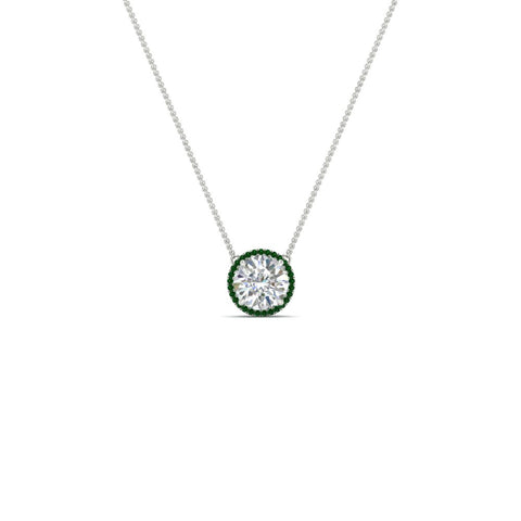 2-carat-round-halo-diamond-pendant-with-emerald-in-FDPD10984GEMGR-2.00CT-NL-WG-GS