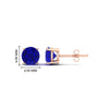 Load image into Gallery viewer, 2-carat-round-sapphire-stud-earring-for-women-in-rose-gold-fdear10411rogsablangle2-2.00ct-nl-rg-hw_5a71f606-2304-4872-971f-56c9a6134656.jpg?v=1765339401