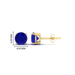 Load image into Gallery viewer, 2-carat-round-sapphire-stud-earring-for-women-in-yellow-gold-fdear10411rogsablangle2-2.00ct-nl-yg-hw_30dcdc71-bb82-44c6-8be2-e50f2699f8a7.jpg?v=1765339401

