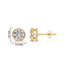 Load image into Gallery viewer, 2-carat-round-stud-bezel-set-earring-in-yellow-gold-FDEAR10516ROANGLE2-2.00-CT-NL-YG-HW.jpg?v=1768907354