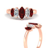Load image into Gallery viewer, 2-carat-ruby-marquise-classic-wedding-band-5-stone-in-rose-gold-fdwb8008mqgrudrangle3-2.00ct-nl-rg.jpg