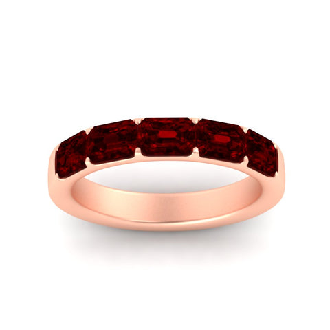 2-carat-ruby-wedding-ring-stack-emerald-cut-in-rose-gold-FD8126EMBGRUDRANGLE5-2.00CT-NL-RG-GS