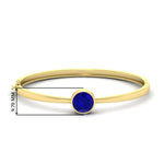 Load image into Gallery viewer, Round Solitaire Bangle Hinged Bracelet