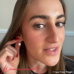 Load image into Gallery viewer, 2-carat-small-princess-diamond-studs-lever-back-earring-white-gold-fdear9225-ro-2-ct-model
