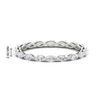 Load image into Gallery viewer, 2-carat-stackable-marquise-diamond-wedding-band-in-white-gold-FDEWB8868MQ-2.00CT-NL-WG-HW