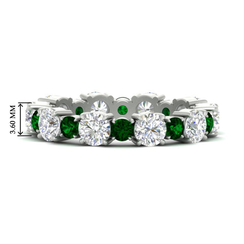 2 Carat Women Round Diamond Eternity Band
