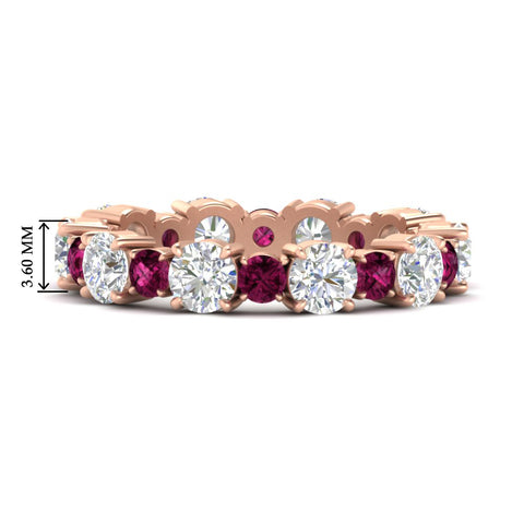 2 Carat Women Round Diamond Eternity Band