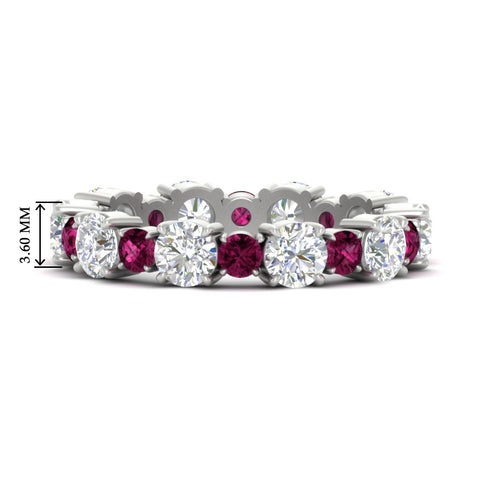 2 Carat Women Round Diamond Eternity Band