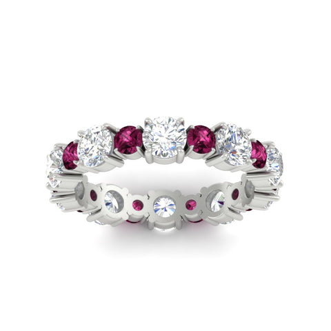 2 Carat Women Round Diamond Eternity Band