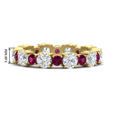 2 Carat Women Round Diamond Eternity Band