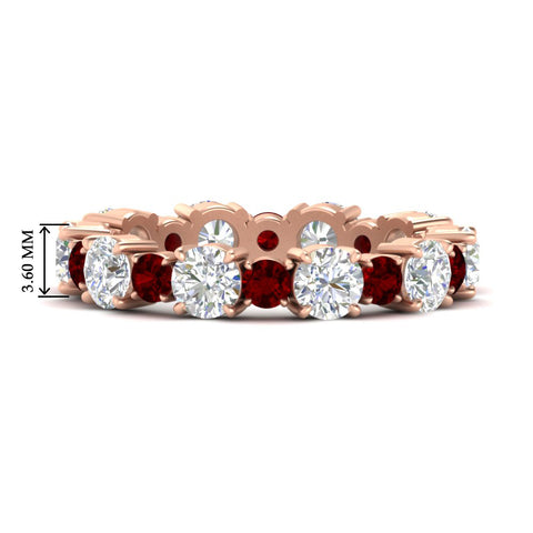 2 Carat Women Round Diamond Eternity Band
