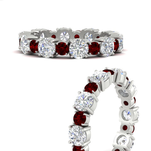 2 Carat Women Round Diamond Eternity Band