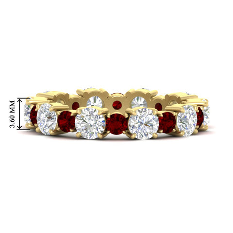 2 Carat Women Round Diamond Eternity Band